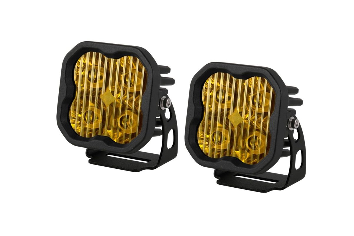 Diode Dynamics - Stage Series 3" SAE Yellow Pro LED Pod (pair) - Panda Motorworks