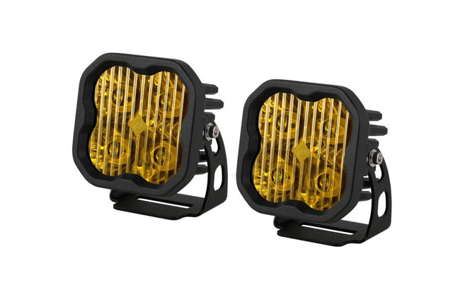 Diode Dynamics - Stage Series 3" SAE Yellow Pro LED Pod (pair) - Panda Motorworks