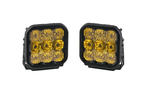 Diode Dynamics - Stage Series 5" Yellow Sport LED Pod (Pair) - Panda Motorworks
