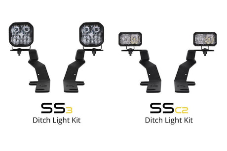 Diode Dynamics - Stage Series Backlit Ditch Light Kit for 2015 - 2020 Ford F - 150/ Raptor - Panda Motorworks