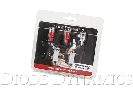 Diode Dynamics - Wrangler JK 4dr Interior Kit Stage 1 Red Diode Dynamics