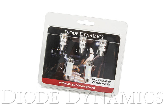 Diode Dynamics - Wrangler JK 4dr Interior Kit Stage 2 Cool White Diode Dynamics