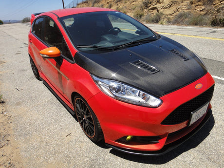 Seibon RS Style Carbon Fiber Hood for 2014+ Fiesta ST - Panda Motorworks - 5