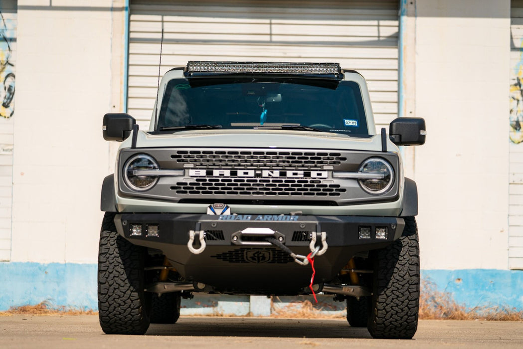 Road Armor 2021+ Ford Bronco Stealth Front Skid Plate - Tex Blk