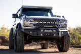 DV8 - DV8 Offroad 2021+ Ford Bronco MTO Series Front Bumper Winch Capable w/ Optional Bull Bar/Aux Light Opening