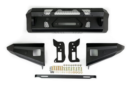 DV8 - DV8 Offroad 2021+ Ford Bronco MTO Series Front Bumper Winch Capable w/ Optional Bull Bar/Aux Light Opening