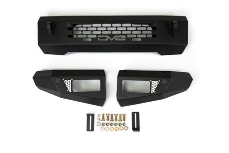DV8 - DV8 Offroad 21+ Ford Bronco OE PLUS SERIES Bumper - Accommodates 20in Dual Row Light Bar &amp; (4) 3in Pod Light Mount