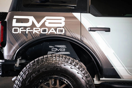 DV8 - DV8 Offroad 21 - 22 Ford Bronco Rear Inner Fender Liners - Panda Motorworks
