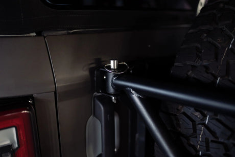 DV8 - DV8 Offroad 21 - 23 Ford Bronco Spare Tire Guard & Accessory Mount - Panda Motorworks