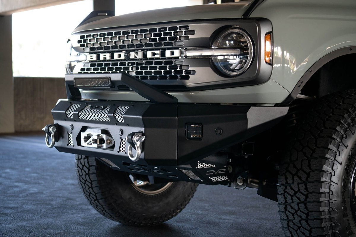DV8 - DV8 Offroad Bull Bar Add-On For DV8 Ford Bronco MTO Series Bumpers - Fits 13in Elite Series Light Bar