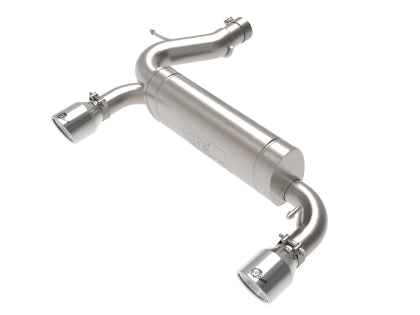 aFe Vulcan 3in 304 SS Axle-Back Exhaust 2021 Ford Bronco 2.3L/2.7L w/ Polished Tips