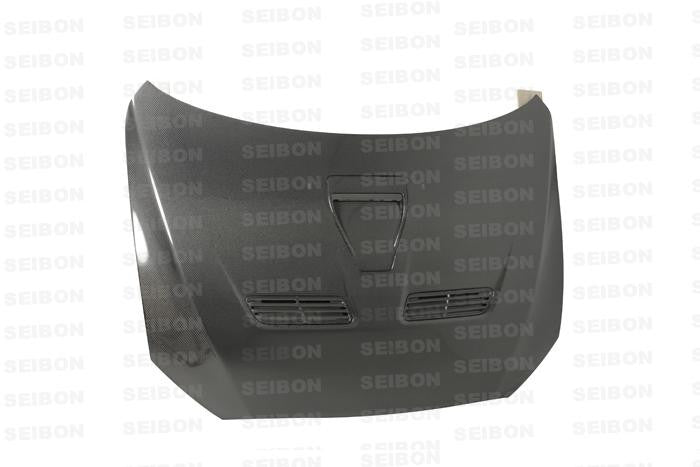 Seibon 08-12 Mitsubishi Evo X OEM style Carbon Fiber Hood - Panda Motorworks - 1