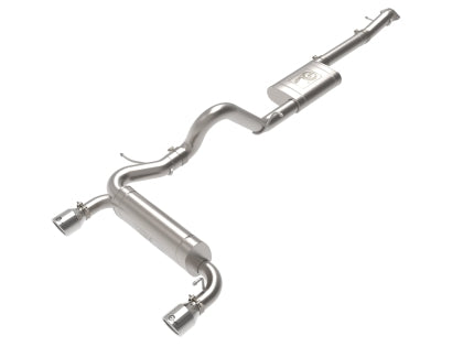 aFe 2021+ Ford Bronco 2.3L/2.7L Vulcan 3in. to 2.5in. SS Cat-Back - Polished