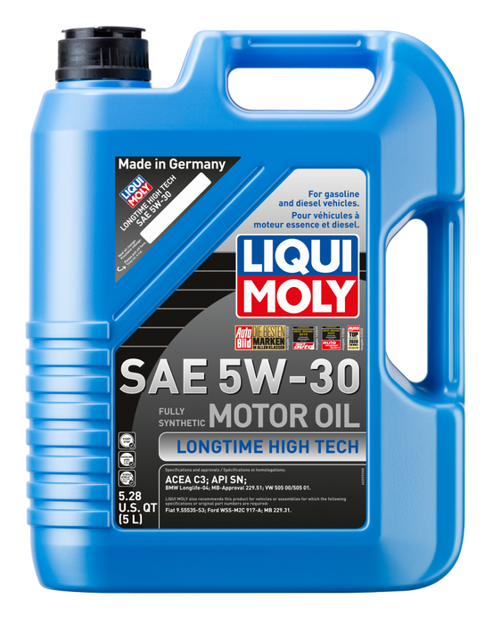 LIQUI MOLY 5L Longtime High Tech Motor Oil 5W30 - Case of 4