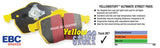 EBC - EBC 06 - 13 Audi A3 2.0 Turbo (Girling rear caliper) Yellowstuff Rear Brake Pads - Panda Motorworks