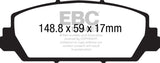 EBC - EBC 12+ Acura RDX 3.5 Ultimax2 Front Brake Pads - Panda Motorworks