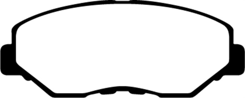 EBC - EBC 13 - 15 Acura ILX 1.5 Hybrid Yellowstuff Front Brake Pads - Panda Motorworks