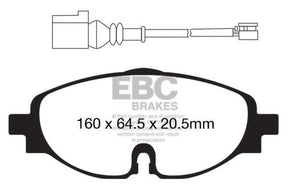EBC - EBC 14+ Audi A3 1.8 Turbo Redstuff Front Brake Pads - Panda Motorworks