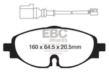 EBC - EBC 14+ Audi A3 1.8 Turbo Ultimax2 Front Brake Pads - Panda Motorworks