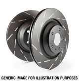 EBC - EBC 14+ Audi A3 1.8 Turbo USR Slotted Rear Rotors - Panda Motorworks
