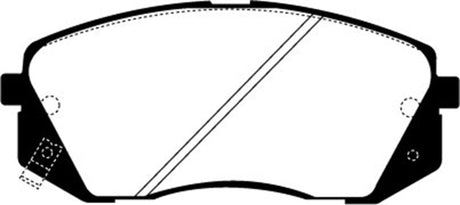 EBC - EBC 15+ Hyundai Sonata 1.6 Turbo (Elec Park Brake) Greenstuff Front Brake Pads - Panda Motorworks