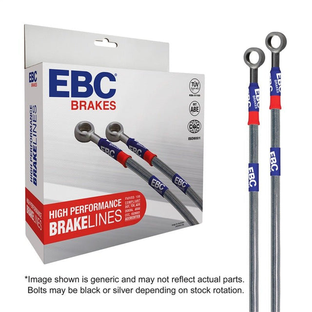 EBC - EBC 16 - 21 Honda Civic Ex Sedan 1.5T Stainless Steel Brake Line Kit - Panda Motorworks
