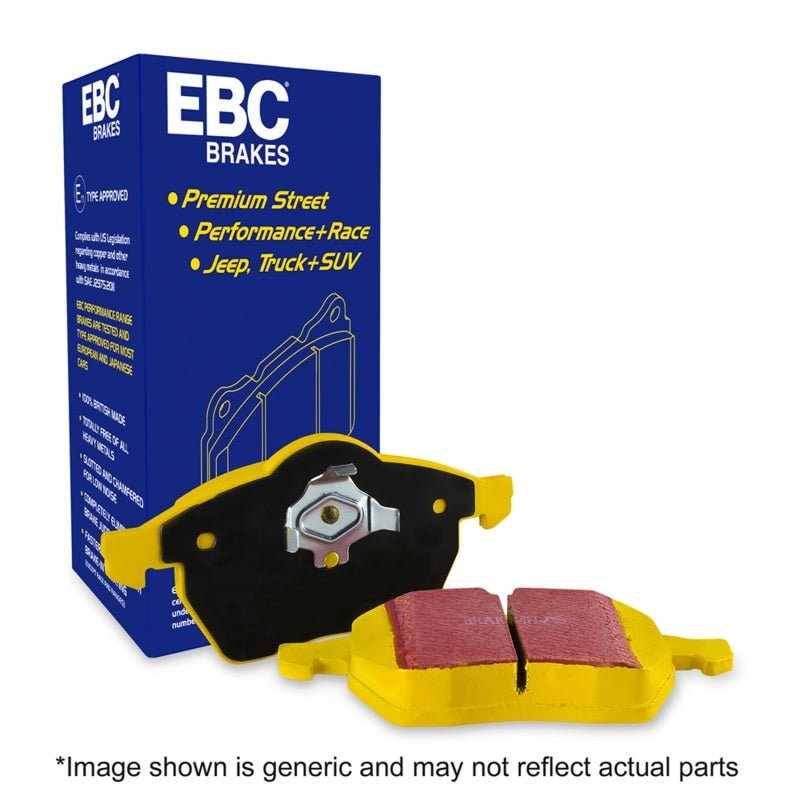 EBC - EBC 2014+ Audi A3 1.8 Turbo (w/Electronic Parking Brake) Yellowstuff Rear Brake Pads - Panda Motorworks
