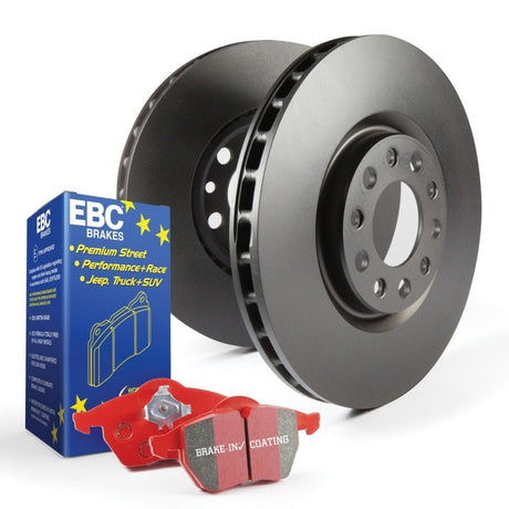 EBC - EBC S12 Kits Redstuff Pads and RK Rotors - Panda Motorworks