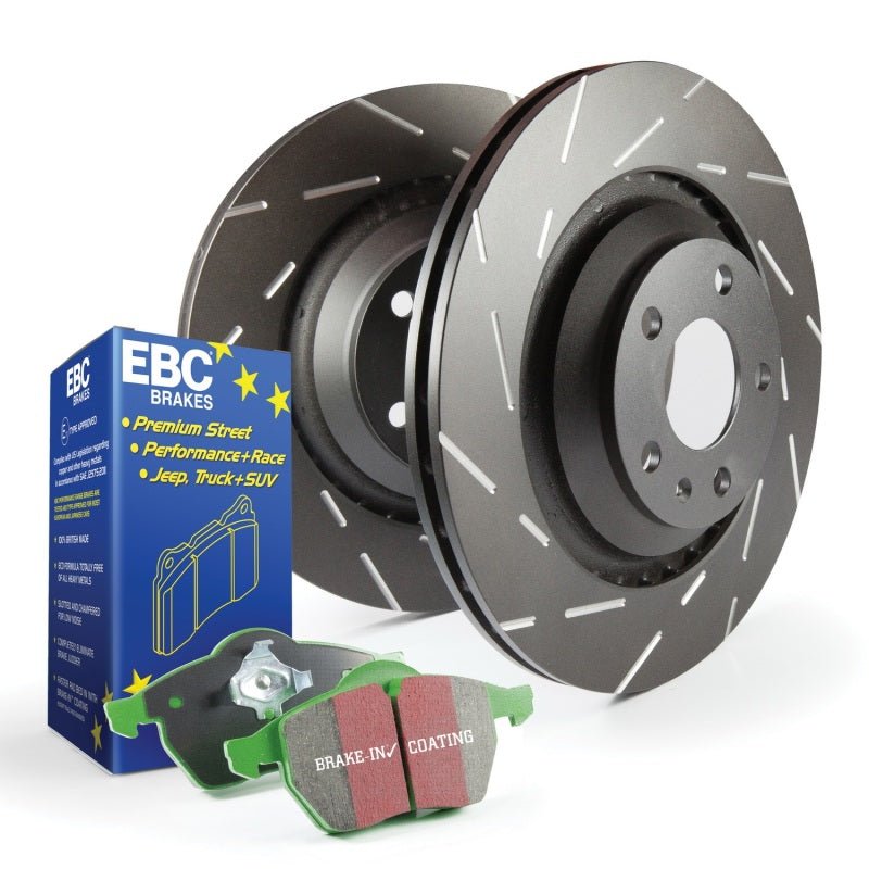 EBC - EBC S2 Kits Greenstuff Pads and USR Rotors - Panda Motorworks