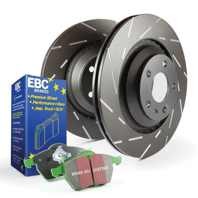 EBC - EBC S2 Kits Greenstuff Pads and USR Rotors - Panda Motorworks