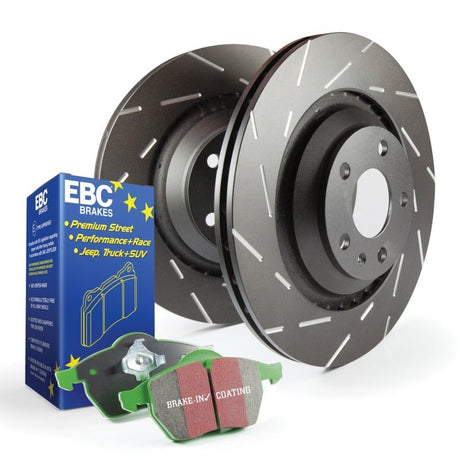 EBC - EBC S2 Kits Greenstuff Pads and USR Rotors - Panda Motorworks