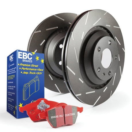 EBC - EBC S4 Kits Redstuff Pads and USR Rotors - Panda Motorworks