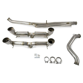 ETS - ETS FOCUS RS EXHAUST SYSTEM (WITH MUFFLERS AND VALVE SIMULATOR) - Panda Motorworks
