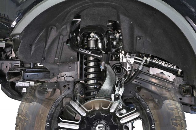 Fabtech - Fabtech 2021 Ford Bronco 4WD 3in Uniball UCA System w/DL 2.5 Resi Coilovers & Rear DL Coilovers - Panda Motorworks