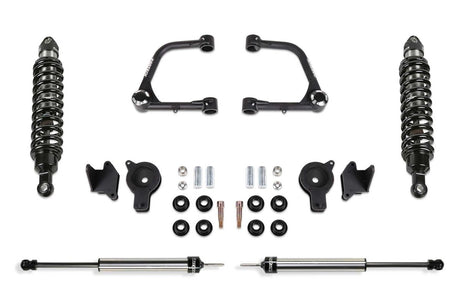 Fabtech - Fabtech 2022 Tundra 4WD 3″ UNIBALL UCA LIFT KIT – FRONT DIRT LOGIC 2.5 COILOVERS & REAR AIR BAG SPACERS W/REAR DIRT LOGIC 2.25 SHOCKS - Panda Motorworks