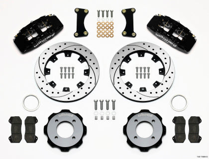 Wilwood Dynapro 6 Front Hat Kit 12.19in Drilled 2011-2019 Fiesta