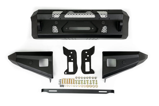 DV8 Offroad 2021+ Ford Bronco MTO Series Front Bumper Winch Capable w/ Optional Bull Bar/Aux Light Opening