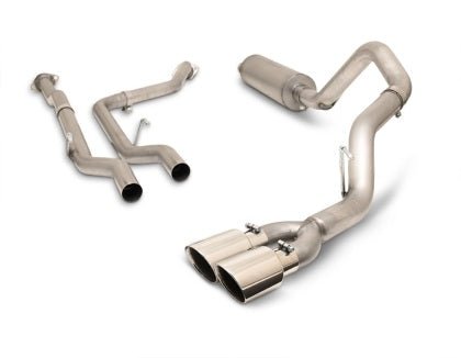 Gibson Performance - Gibson 2022 Toyota Tundra 3.5L - T V6 5.5ft bed 2.5in Cat - Back Dual Sport Exhaust - Stainless - Panda Motorworks