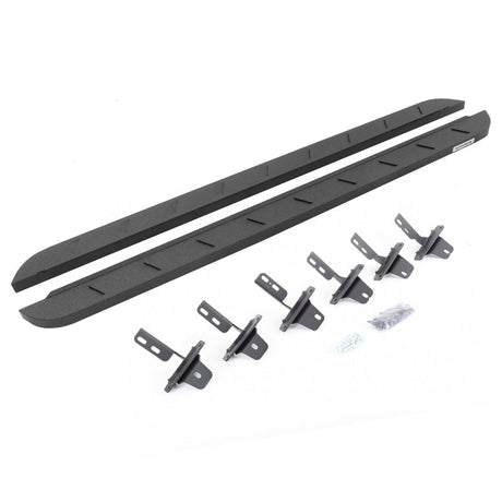 Go Rhino - Go Rhino 2021+ Ford Bronco RB10 Slim Line Running Boards - Complete Kit - Panda Motorworks