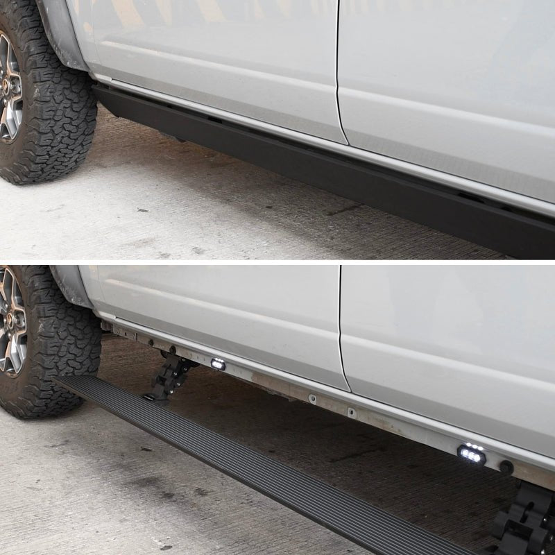 Go Rhino 21-23 Ford Bronco 4dr E-BOARD E1 Electric Running Board