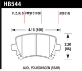 Hawk Performance - Hawk 06 Audi A6 Quattro Avant/06 - 09 A6 Quattro HT - 10 Rear Brake Pads