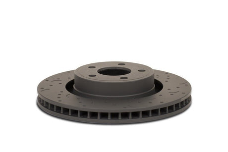 Hawk Performance - Hawk Talon 2010 Audi A3 Base Drilled and Slotted Front Brake Rotor Set