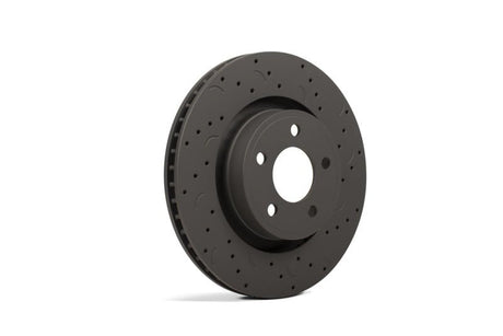 Hawk Performance - Hawk Talon 2010 Audi A3 Base Drilled and Slotted Front Brake Rotor Set