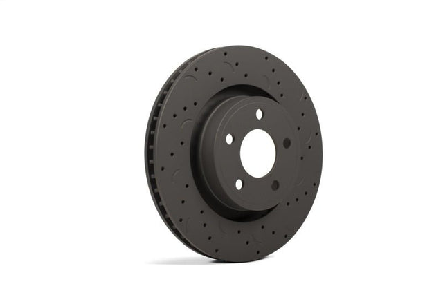 Hawk Performance - Hawk Talon 2010 Audi A3 Base Drilled and Slotted Front Brake Rotor Set