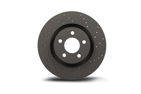 Hawk Performance - Hawk Talon 2010 Audi A3 Base Drilled and Slotted Rear Brake Rotor Set