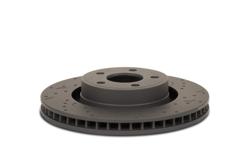 Hawk Performance - Hawk Talon 2010 Audi A3 Base Drilled and Slotted Rear Brake Rotor Set