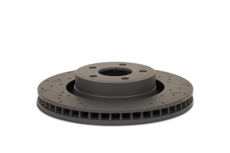 Hawk Performance - Hawk Talon 2014 Acura ILX Base 280mm Front Rotor Drilled and Slotted Front Brake Rotor Set