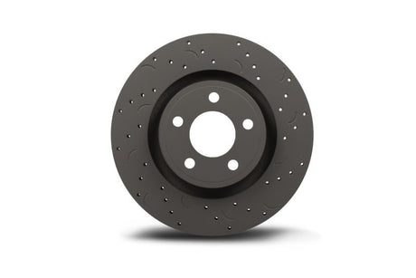 Hawk Performance - Hawk Talon 2014 Acura ILX Base 280mm Front Rotor Drilled and Slotted Front Brake Rotor Set