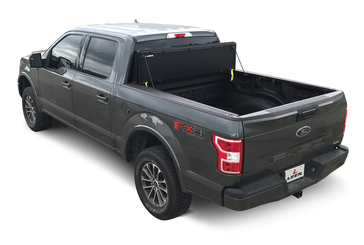 Leer HF650FM Folding Tonneau Cover - 19+ Ford Ranger SuperCrew Short Bed