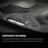 Husky Liners - Husky Liners 16 - 18 Honda Civic X - Act Contour Black Floor Liners (2nd Seat)